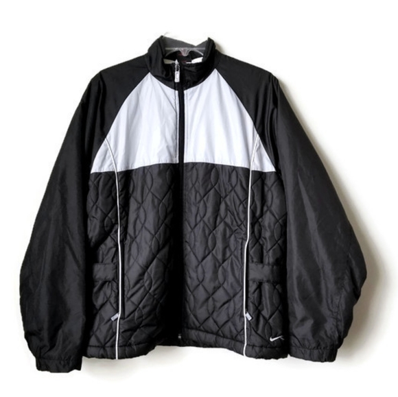 Nike Jackets & Blazers - Nike Women's Jacket Black and Gray Medium